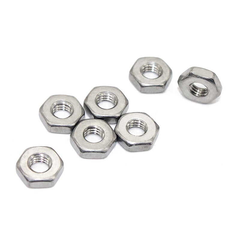 Fullerkreg 8-32 Hex Nut, Coarse Thread Hexagon Nut,18-8 Stainless Steel Hex Nut, Silver Tone,ï¼ˆ100 Pcsï¼‰ - Image 2